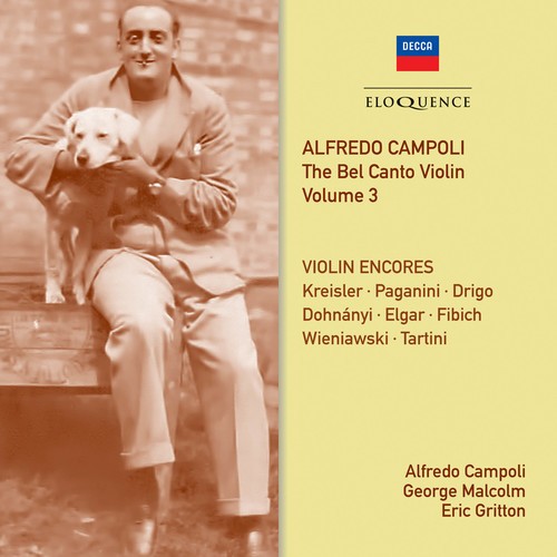 Alfredo Campoli - The Bel Canto Violin, Vol. 3 in the group CD / Klassiskt at Bengans Skivbutik AB (5664914)