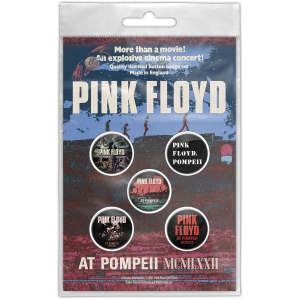 Pink Floyd - Live In Pompeii Button Badge Pack in the group MERCHANDISE / Pin-Button Badge / / at Bengans Skivbutik AB (5665322)