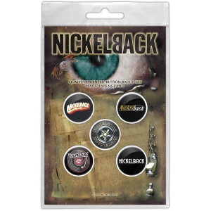 Nickelback - Silver Side Up Button Badge Pack in the group MERCHANDISE / Pin-Button Badge /  /  at Bengans Skivbutik AB (5665323)
