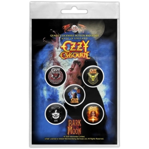Ozzy Osbourne - Bark At The Moon Button Badge Pack in the group MERCHANDISE / Pin-Button Badge / / at Bengans Skivbutik AB (5665326)