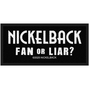 Nickelback - Fan Or Liar Standard Patch in the group MERCHANDISE / Patch /  /  at Bengans Skivbutik AB (5665472)