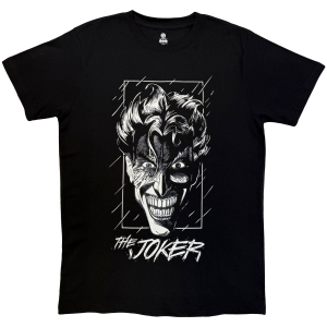 Joker - Black & White Grin Uni Bl T-Shirt in the group MERCHANDISE / T-shirt / Soundtrack at Bengans Skivbutik AB (5665543r)