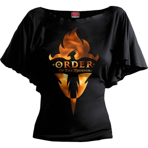 Harry Potter - Order Of The Phoenix -Ladies Latin Boatneck Top in the group MERCHANDISE / T-shirt / Nyheter / Film-Musikal at Bengans Skivbutik AB (5665987r)