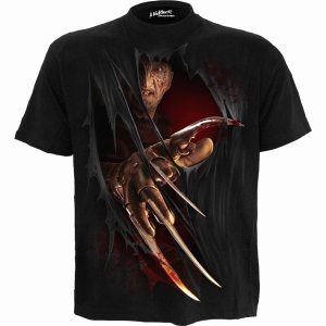 A Nightmare On Elm Street - Freddy Claws  - Black T-Shirt in the group MERCHANDISE / T-shirt / Nyheter / Film-Musikal at Bengans Skivbutik AB (5665989r)