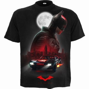 Batman - Batmobile - Black T-Shirt in the group MERCHANDISE / T-shirt / Nyheter / Film-Musikal at Bengans Skivbutik AB (5666009r)