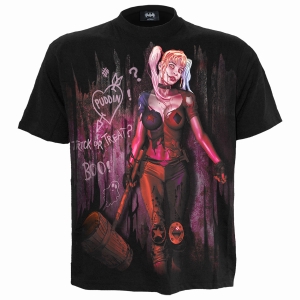 Dc Comics - Harley Quinn - Trick Or Treat - T-Shirt in the group MERCHANDISE / T-shirt / Nyheter / Film-Musikal at Bengans Skivbutik AB (5666011r)