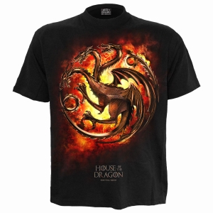 House Of The Dragon - Dragon Flames - T-Shirt in the group MERCHANDISE / T-shirt / TV series at Bengans Skivbutik AB (5666018r)