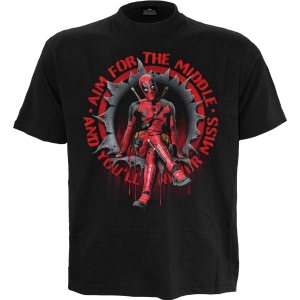 Deadpool - Aim For The Middle - T-Shirt in the group MERCHANDISE / T-shirt / Nyheter / Film-Musikal at Bengans Skivbutik AB (5666026r)