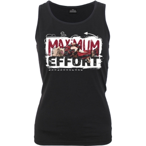 Deadpool - Maximum Effort - Ladies Razor Back Vest T-Shirt in the group MERCHANDISE / T-shirt / Nyheter / Film-Musikal at Bengans Skivbutik AB (5666029r)