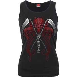Spiral - Reaperess - Ladies Razor Back Vest T-Shirt in the group MERCHANDISE / T-shirt / Nyheter / Övrigt at Bengans Skivbutik AB (5666381r)
