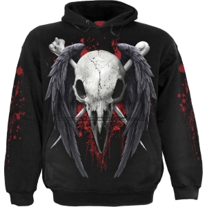 Spiral - Death Raven - Pullover Hoodie in the group MERCHANDISE / Hoodies / Nyheter / at Bengans Skivbutik AB (5666385r)