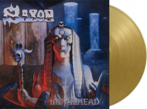 Saxon - Metalhead (Gold Coloured Vinyl LP) in the group OUR PICKS / Friday Releases / 2026-05-08 at Bengans Skivbutik AB (5666422)