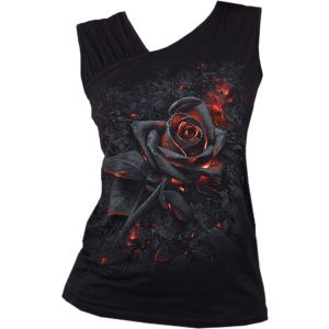 Spiral - Burnt Rose - Ladies Gathered Shoulder Slant Vest in the group MERCHANDISE / T-shirt / Nyheter / Övrigt at Bengans Skivbutik AB (5666658r)