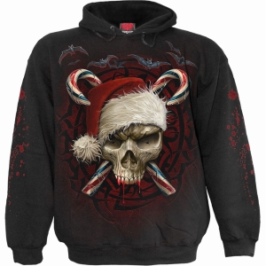 Spiral - Candy Cane Santa - Pullover Hoodie in the group MERCHANDISE / Hoodies / Nyheter /  at Bengans Skivbutik AB (5666661r)