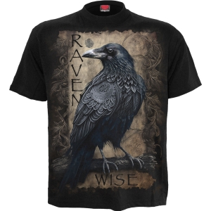 Spiral - Raven Wise - T-Shirt in the group MERCHANDISE / T-shirt / Nyheter / Övrigt at Bengans Skivbutik AB (5666782r)
