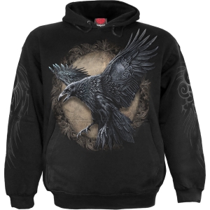 Spiral - Raven Wise - Pullover Hoodie in the group MERCHANDISE / Hoodies / Nyheter /  at Bengans Skivbutik AB (5666783r)