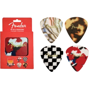 Fender - Patterns Premium 4-Piece Coaster Set in the group MERCHANDISE / Merch / Kommande / Pop-Rock at Bengans Skivbutik AB (5667726)