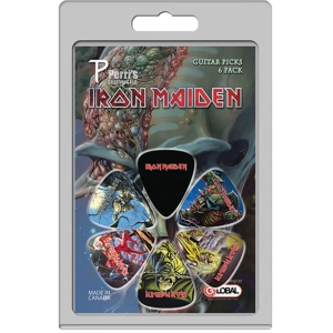 Iron Maiden - Album Covers 6-Pack Plectrum Pack in the group MERCHANDISE / Merch / Kommande / Hårdrock at Bengans Skivbutik AB (5667741)
