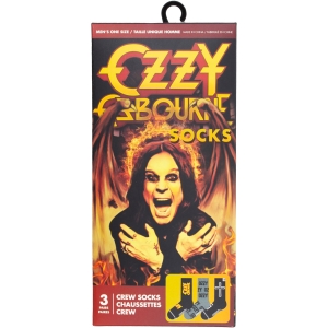Ozzy Osbourne - Logos Gift Box Uni 3-Pack Socks in the group MERCHANDISE / Strumpor / / at Bengans Skivbutik AB (5667757)