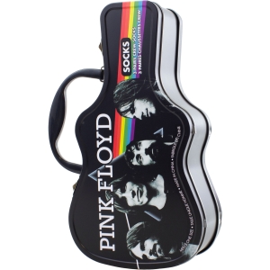 Pink Floyd - Logos Guitar Tin Uni 3-Pack Socks in the group MERCHANDISE / Strumpor /  /  at Bengans Skivbutik AB (5667769)