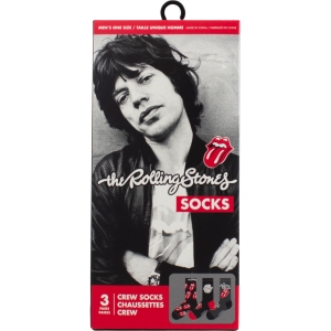 Rolling Stones - Logos Gift Box Uni 3-Pack Socks in the group MERCHANDISE / Strumpor / / at Bengans Skivbutik AB (5667776)