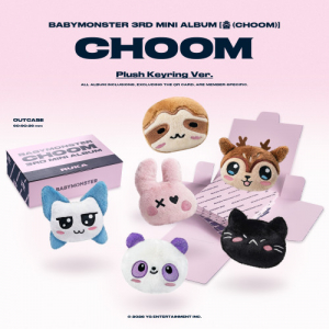 Babymonster - Choom (Plush Keyring Ver.) (Random Ver.) in the group MERCHANDISE / Merch+Code / Kommande / K-Pop at Bengans Skivbutik AB (5668244)
