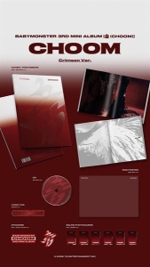 Babymonster - Choom (Photobook - Crimson Version) in the group CD / Upcoming releases / K-Pop at Bengans Skivbutik AB (5668258)