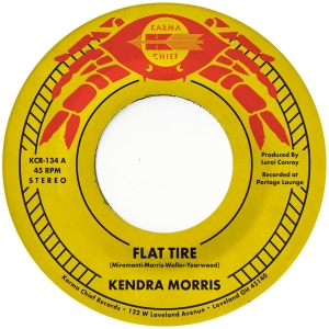 Kendra Morris - Flat Tire (Ltd-  Blood Orange Vinyl in the group VINYL / Upcoming releases / Reggae at Bengans Skivbutik AB (5668295)