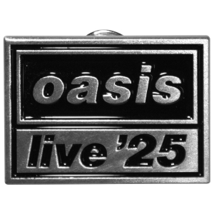 Oasis - Live 25 Logo Pin Badge in the group MERCHANDISE / Pin-Button Badge /  /  at Bengans Skivbutik AB (5668612)