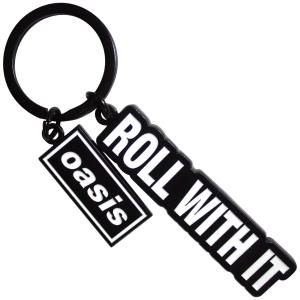 Oasis - Roll With It Decca Logo Charm Keychain in the group MERCHANDISE / Keyring /  /  at Bengans Skivbutik AB (5668629)