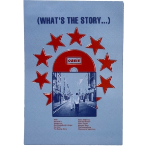 Oasis - What's The Story Cd Blue Magnet in the group MERCHANDISE / Magnet /  /  at Bengans Skivbutik AB (5668633)