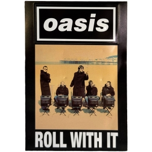 Oasis - Roll With It Single Magnet in the group MERCHANDISE / Magnet /  /  at Bengans Skivbutik AB (5668635)
