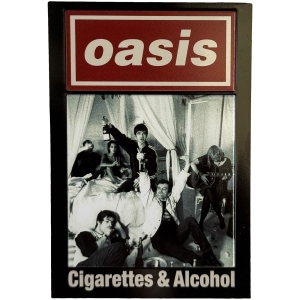 Oasis - Cigarettes & Alcohol Single Magnet in the group MERCHANDISE / Magnet /  /  at Bengans Skivbutik AB (5668638)