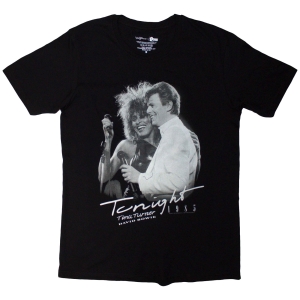 Tina Turner & David Bowie - Tonight 1985 Uni Bl T-Shirt in the group MERCHANDISE / T-shirt / Nyheter / Pop-Rock at Bengans Skivbutik AB (5668662r)