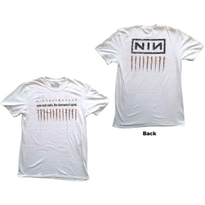 Nine Inch Nails - Downward Spiral Uni Wht T-Shirt in the group MERCHANDISE / T-shirt / Nyheter / Pop-Rock at Bengans Skivbutik AB (5668817r)