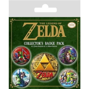 Legend Of Zelda - Classics Badge Pack in the group MERCHANDISE / Pin-Button Badge /  at Bengans Skivbutik AB (5669214)