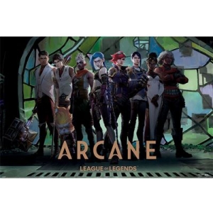 Game Poster - Arcane (Characters In Zaun Arcade)  Poster 91,5 X 61 Cm in the group MERCHANDISE / Poster / Game Soundtrack at Bengans Skivbutik AB (5669219)