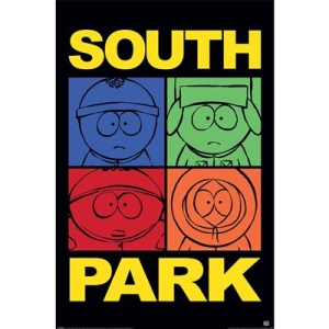 Movie Poster  - South Park (Block Colour)  Poster 91,5 X 61 Cm in the group MERCHANDISE / Poster / Soundtrack at Bengans Skivbutik AB (5669221)