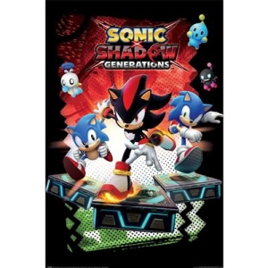 Game Poster - Sonic (Shadow Generartions)  Poster 91,5 X 61 Cm in the group MERCHANDISE / Poster / Game Soundtrack at Bengans Skivbutik AB (5669227)