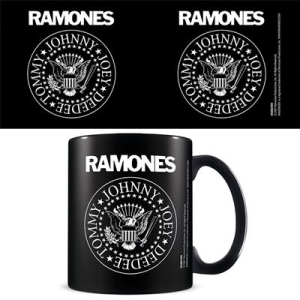 The Ramones - The Ramones (Logo) Black Mug in the group MERCHANDISE / Mug / Punk at Bengans Skivbutik AB (5669319)