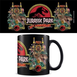 Jurassic Park - Jurassic Park (30Th Anniversary Logo) Black Mug in the group MERCHANDISE / Mug / Soundtrack at Bengans Skivbutik AB (5669325)