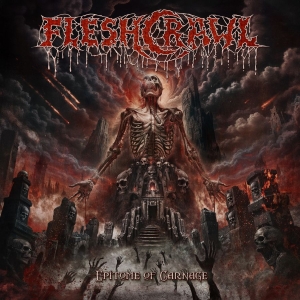 Fleshcrawl - Epitome Of Carnage (Blood Red Marbl in the group VINYL / Upcoming releases / Hårdrock at Bengans Skivbutik AB (5669654)