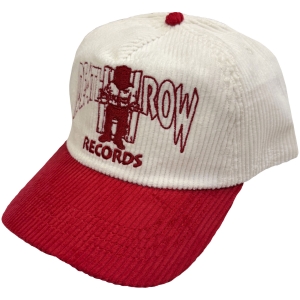 Death Row - Logo Corduroy Wht/Red Baseball Cap in the group MERCHANDISE / Cap /  /  at Bengans Skivbutik AB (5671093)