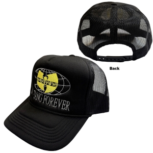 Wu Tang Clan - Forever Worldwide Bl Mesh-Back Cap in the group MERCHANDISE / Cap /  /  at Bengans Skivbutik AB (5671130)
