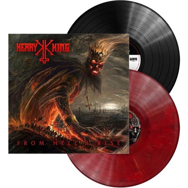 Kerry King - From Hell I Rise (Diablo Red & Black Vinyl 2LP - Incl. 5 Bonus Tracks) in the group VINYL / Hårdrock at Bengans Skivbutik AB (5671203)