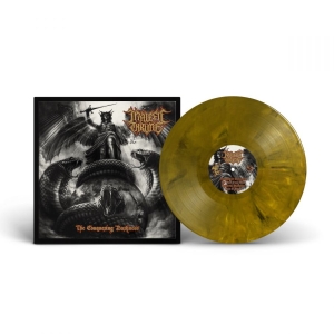 Malefic Throne - Conquering Darkness The (Gold Marbl in the group OUR PICKS / Frontpage - Vinyl New & Forthcoming at Bengans Skivbutik AB (5671400)