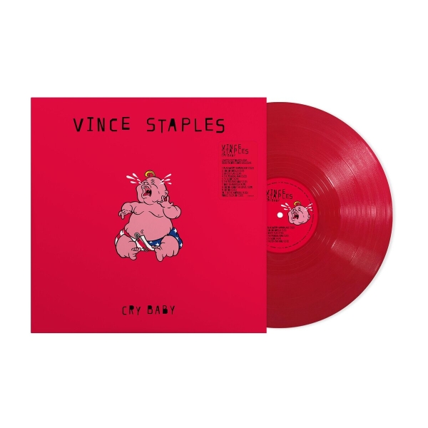 Vince Staples - Cry Baby (Indie Red Vinyl) in the group OUR PICKS / Friday Releases / 2026-06-05 at Bengans Skivbutik AB (5671462)