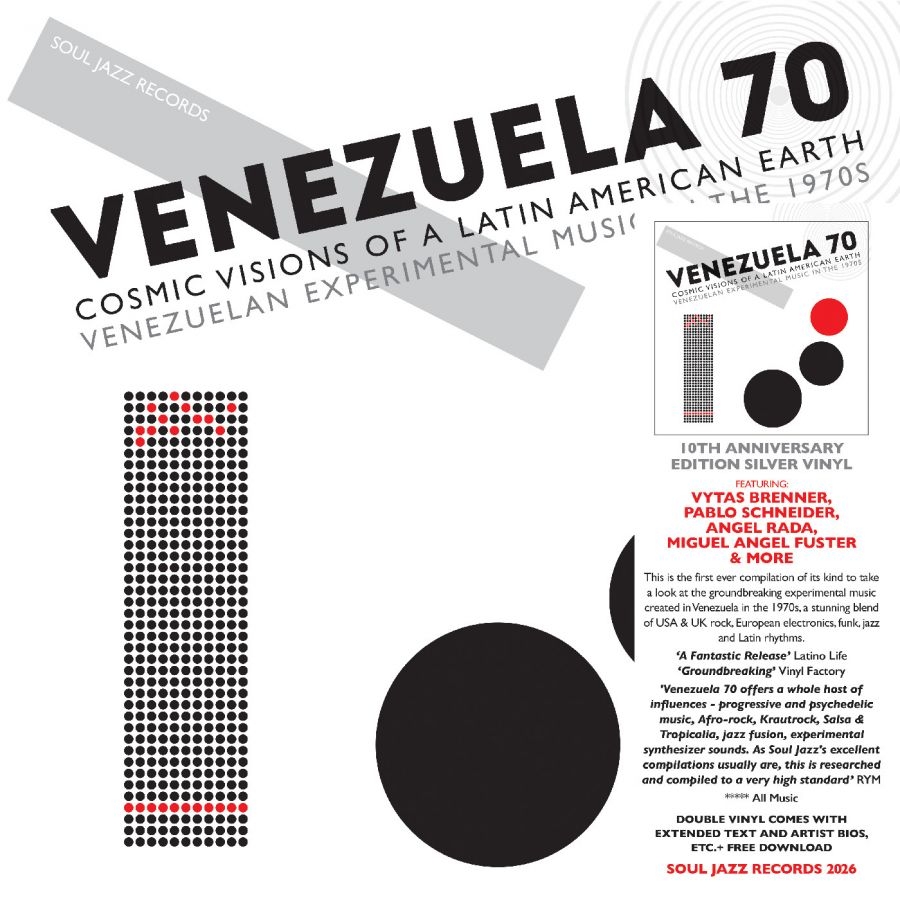 Soul Jazz Records Presents - Venezuela 70: Cosmic Visions Of A L in the group VINYL / Upcoming releases / Pop-Rock at Bengans Skivbutik AB (5673105)