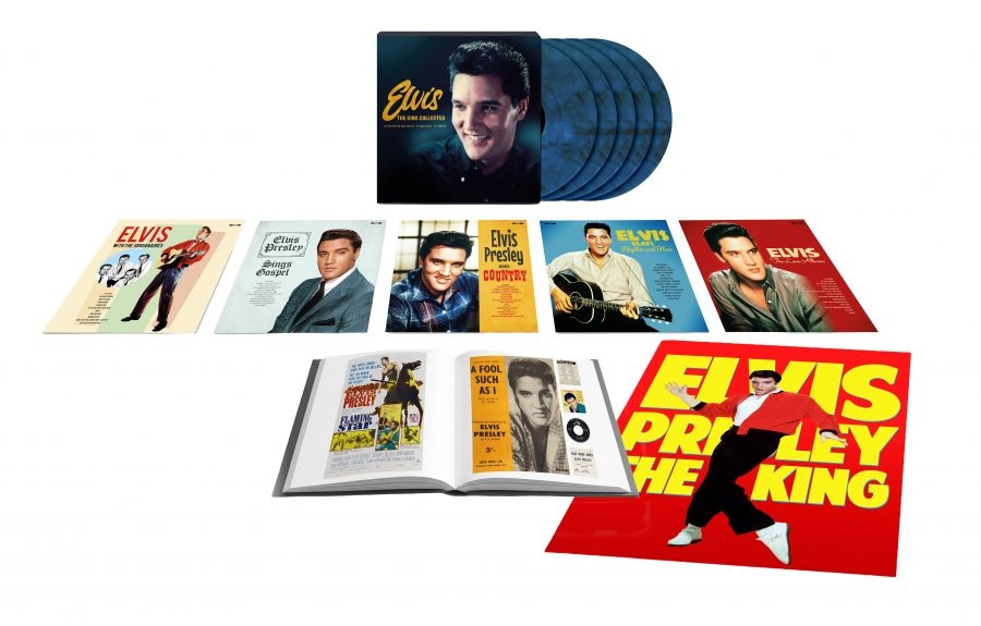 Presley Elvis - King Collected The (5 Lp Marbled Vi in the group VINYL / Upcoming releases / Pop-Rock at Bengans Skivbutik AB (5673175)