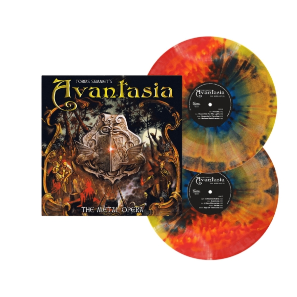 Avantasia - The Metal Opera (25th Anniversary Edition - Blue, Black & Red Swirl Effect Vinyl / 2LP) in the group VINYL / Upcoming releases / Hårdrock at Bengans Skivbutik AB (5673511)
